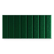 Panele tapicerowane 80x20 na ścianę magic velvet butelkowa zieleń - Miniaturka zdjęcia nr 4