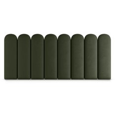 Panele tapicerowane 30x80 cm na ścianę płotek khaki - Miniaturka zdjęcia nr 4