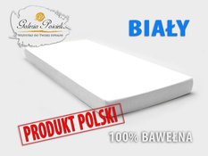 Prześcieradło bawełniane JERSEY 200x220cm BIAŁY - Miniaturka zdjęcia nr 2