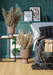 Doniczka okrągła Keli Mika Petit Eco Wood 18 na nóżce - Miniaturka zdjęcia nr 5