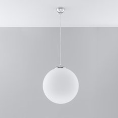 Lampa wisząca UGO 40 chrom 130x40x40cm nowoczesna E27 do salonu - Miniaturka zdjęcia nr 2