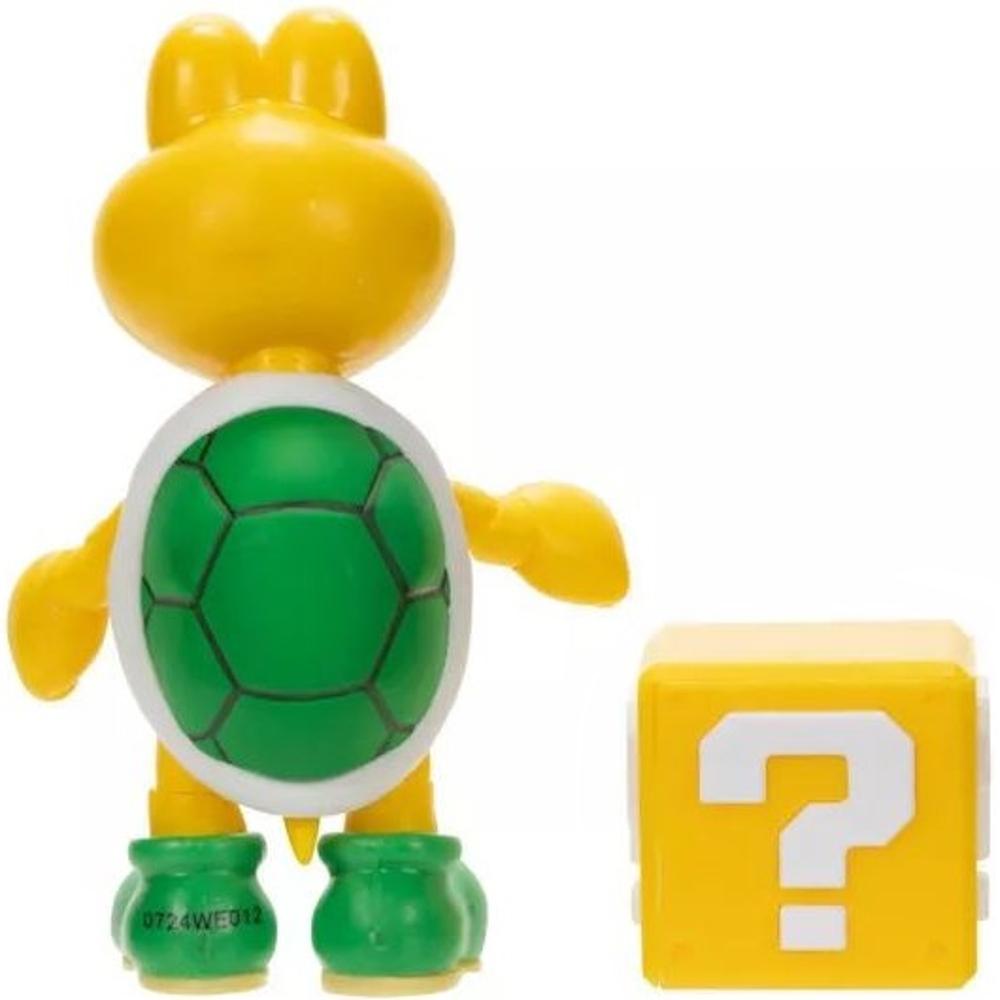 ORYGINALNA RUCHOMA FIGURKA KOOPA TROOPA + ? BLOCK SUPER MARIO JAKKS PACIFIC  nr. 3