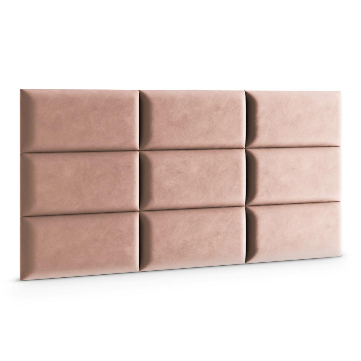 Panele tapicerowane 70x30 na ścianę magic velvet różowy nr. 3