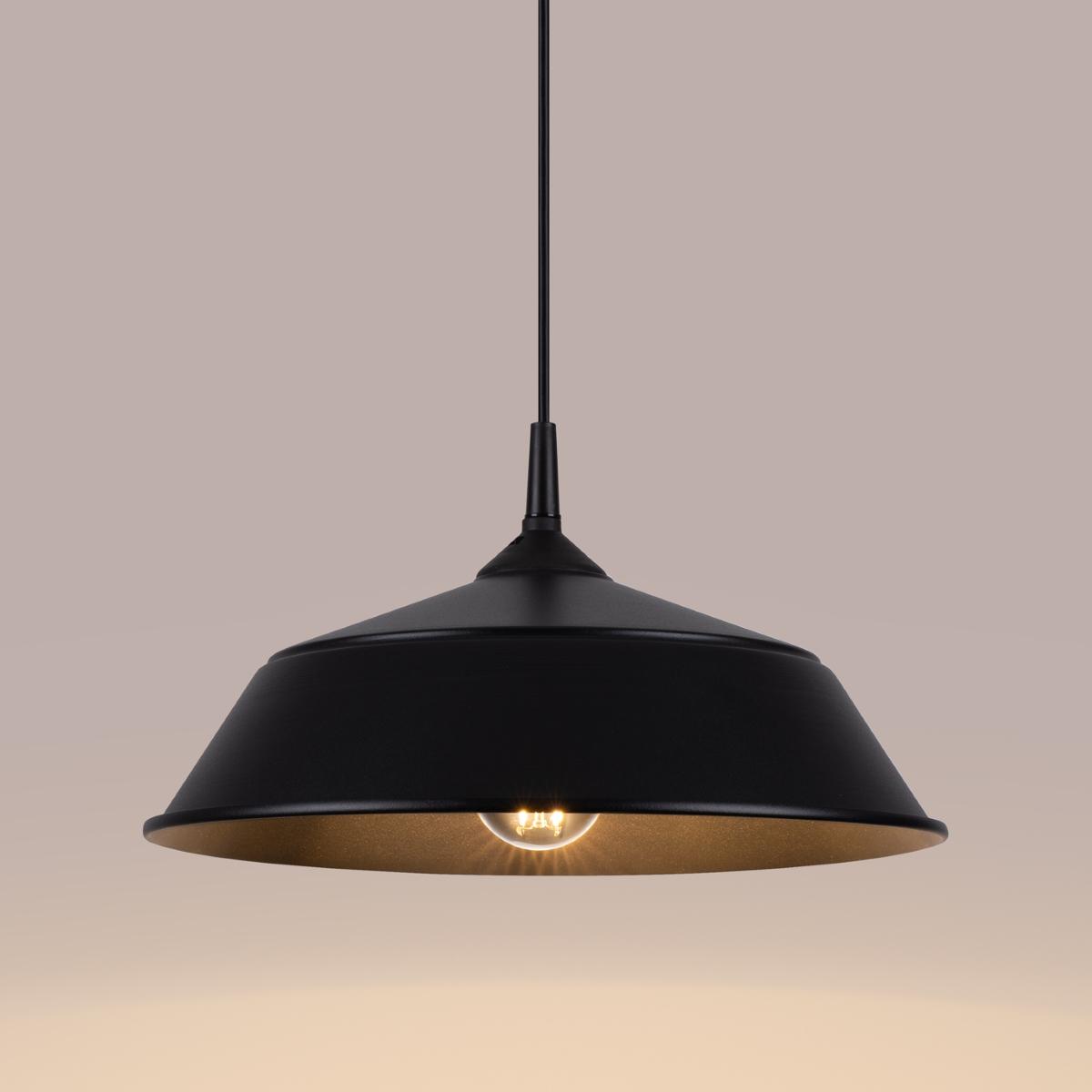 Lampa wisząca FRIKA czarna 74x34x34cm nowoczesna E27 do salonu nr. 4