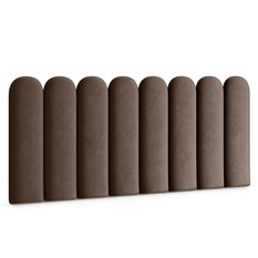 Panele tapicerowane 30x100 cm na ścianę płotek brązowy - Miniaturka zdjęcia nr 1
