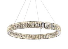 Transilvania - ring pierścień LED żyrandol kryształowy 60cm chrom - Miniaturka zdjęcia nr 1