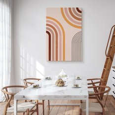 Obraz Do Salonu Styl Boho Abstrakcja Minimalistyczny Wzór 70x100cm - Miniaturka zdjęcia nr 4