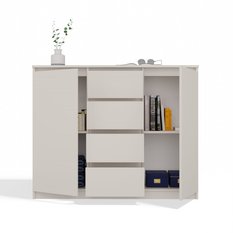 Komoda Malwa 97x120x40 cm do salonu sypialni kaszmir beż - Miniaturka zdjęcia nr 14