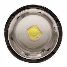 Latarka LED z diodą P60 z funkcją zoom czarny - Miniaturka zdjęcia nr 4