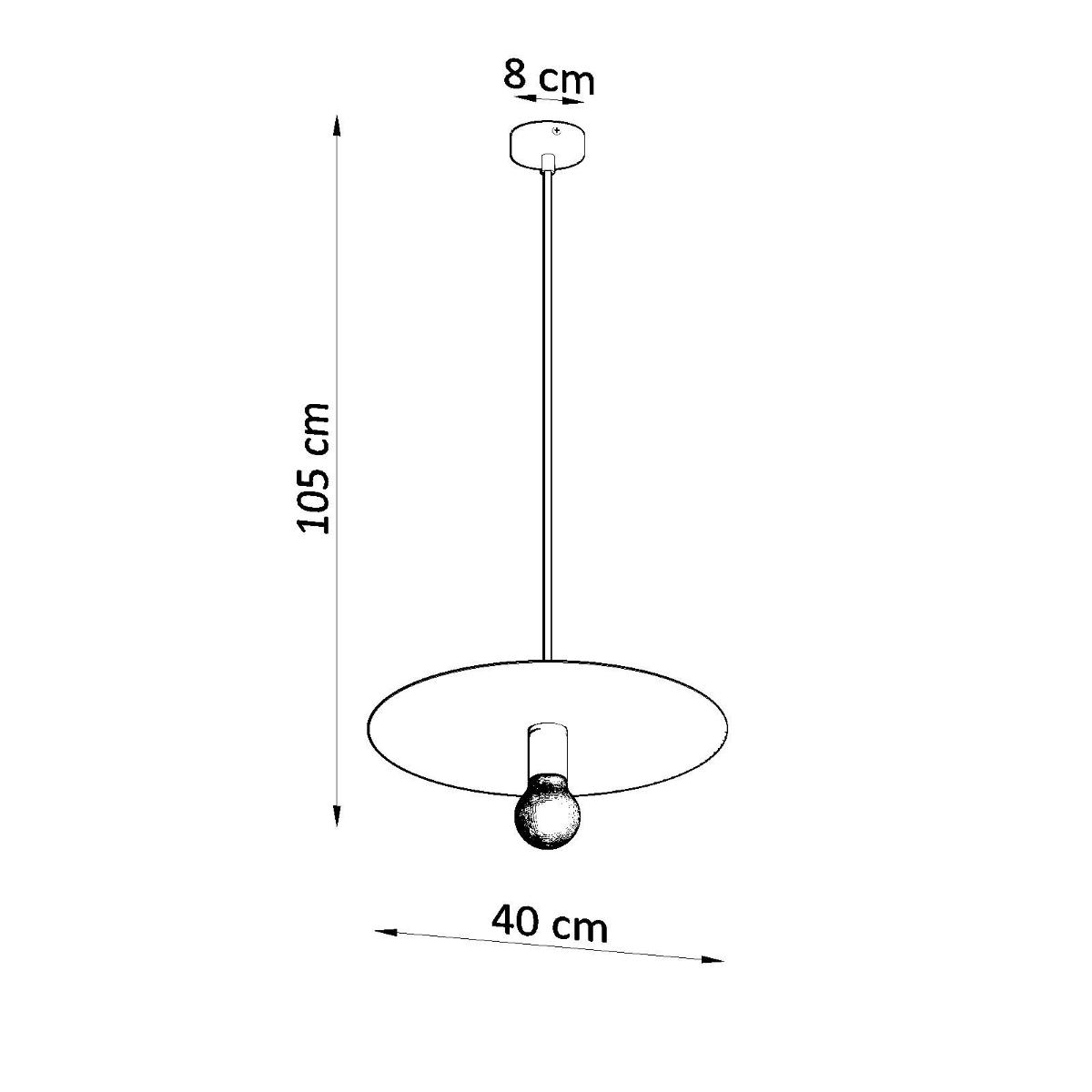 Lampa wisząca FLAVIO biała 105x40x40cm nowoczesna E27 do salonu nr. 4