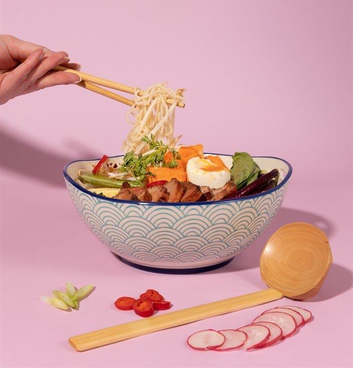 Miska 20 cm na ramen + pałeczki i łyżka World Foods Typhoon do jadalni nr. 4