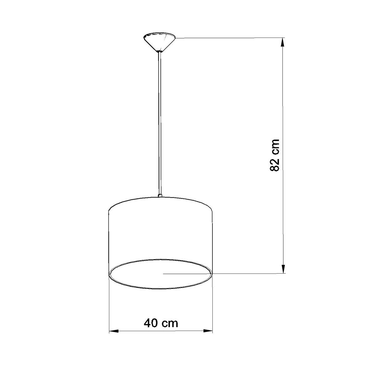 Lampa wisząca FOOTBALL C 40 82x40x40cm nowoczesna E27 do salonu nr. 4