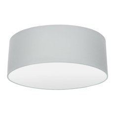 Plafon Classic 40 cm lampa sufitowa do pokoju dziecięcego szary drewno białe