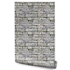 Tapeta Do Salonu Szara CEGŁA Kamień Mur Efekt 3D 53x1000  - Miniaturka zdjęcia nr 1