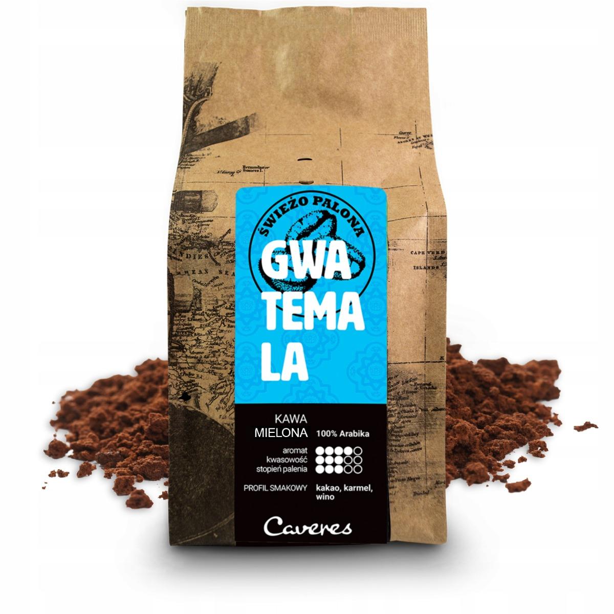 Caveres GWATEMALA Kawa mielona 250g 