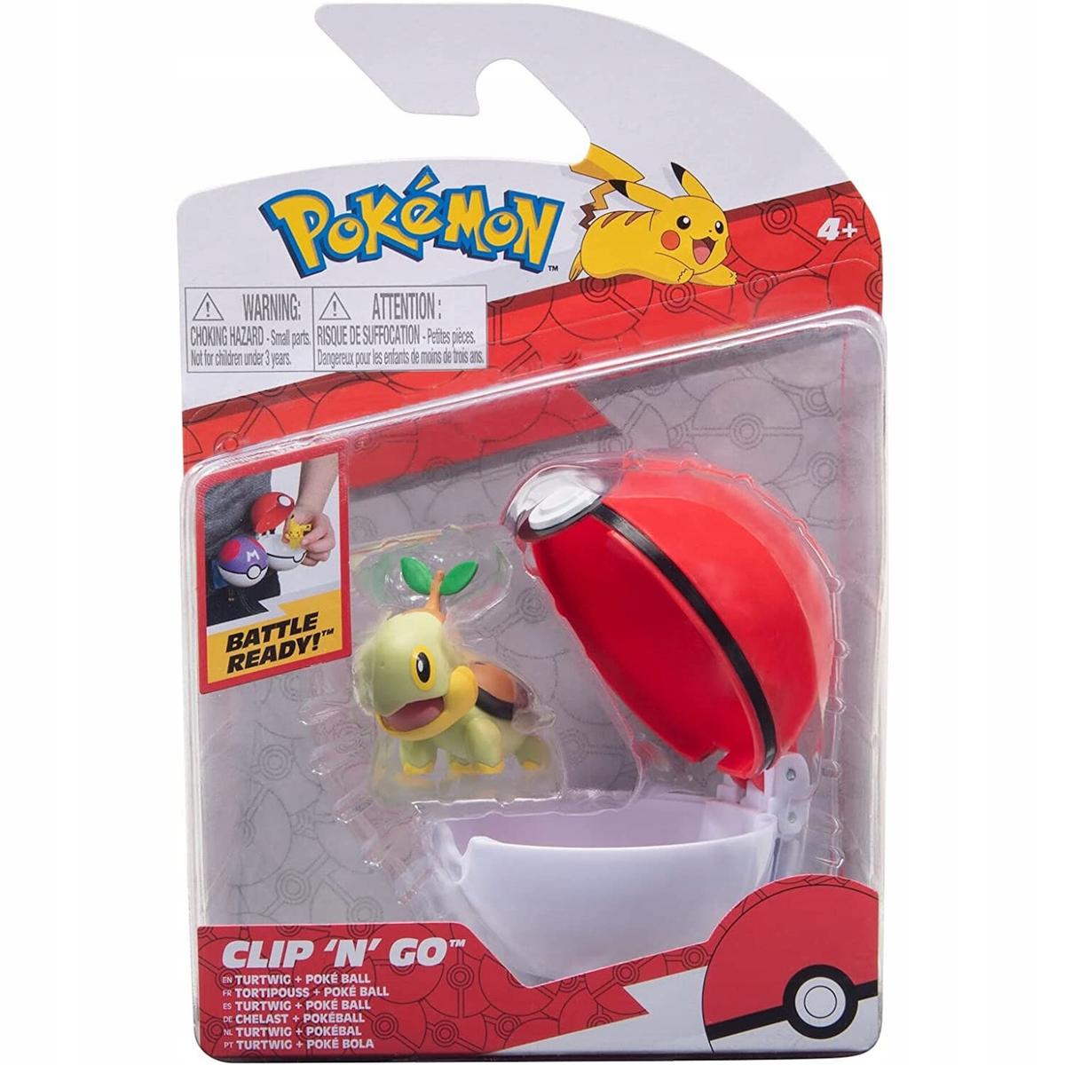 POKEMON CLIP 'N' GO FIGURKA TURTWIG + POKE BALL nr. 1