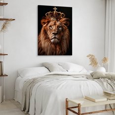 Obraz Na Płótnie Lew Zwierzę Król Abstrakcja 20x30 Do Salonu - Miniaturka zdjęcia nr 7