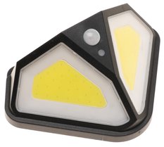 Lampa 10,5 cm solarna na ścianę halogen z czujnikiem ruchu u zmierzchu - Miniaturka zdjęcia nr 3