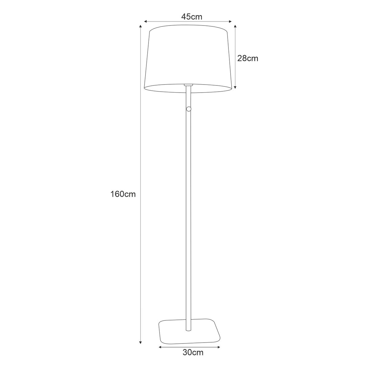 Lampa podłogowa K-4769 ESSEO 45x160x45 cm do salonu lub pokoju czarny nr. 2