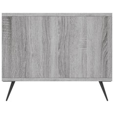 Stolik kawowy 90x50x40 cm z półką i szafką szarość betonu elegancki do salonu - Miniaturka zdjęcia nr 7