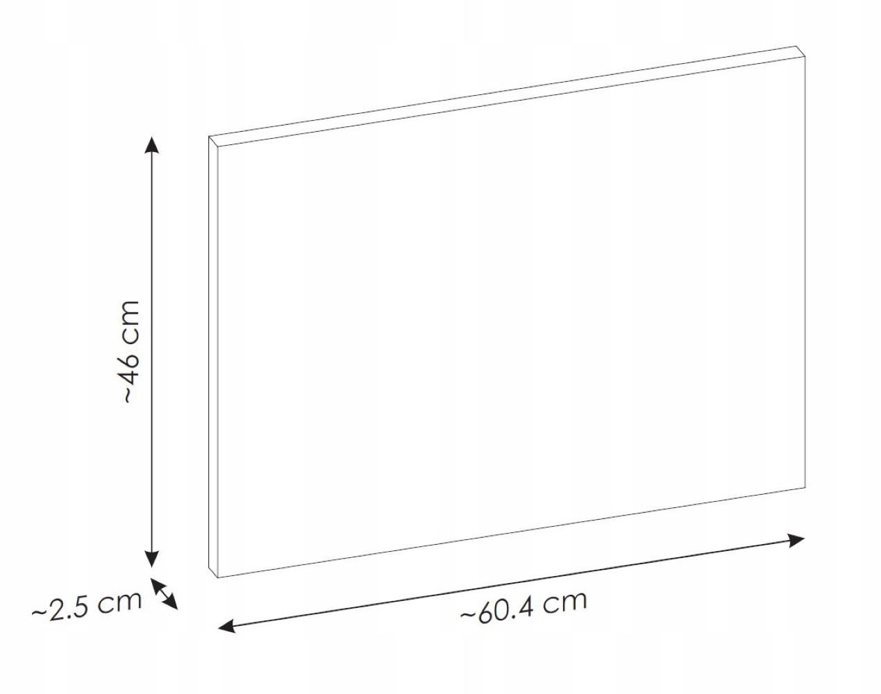 Szafka pod umywalkę z blatem 60 cm czarna mdf 2,5 cm do łazienki  nr. 5