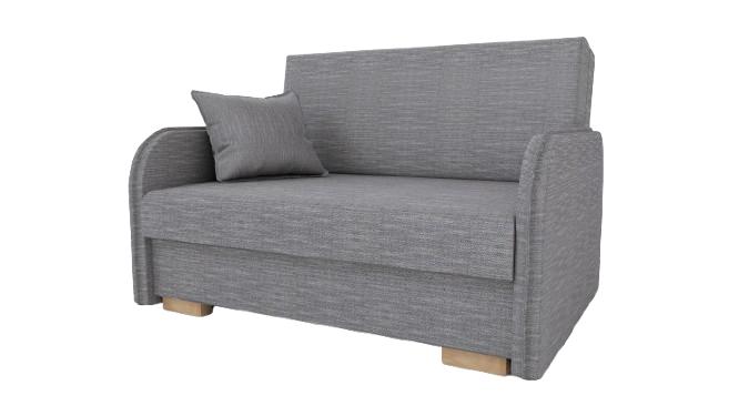 Sofa Gold 80x124x100 cm z funkcją spania do salonu rozkładana berlin szara