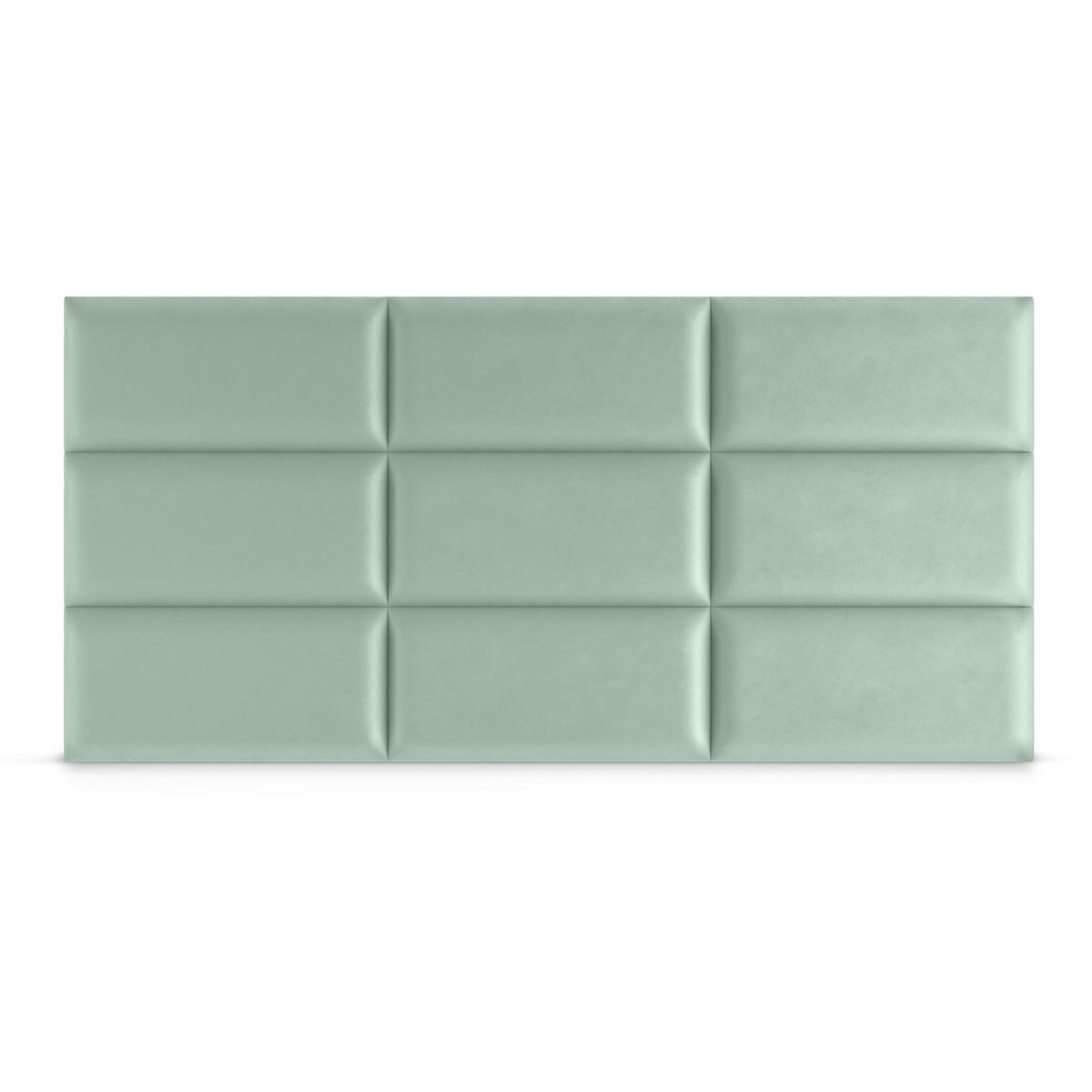 Panele tapicerowane 60x30 na ścianę wezgłowie miętowy nr. 4