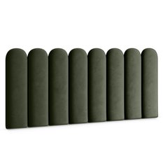 Panele tapicerowane 30x80 cm na ścianę płotek khaki - Miniaturka zdjęcia nr 1