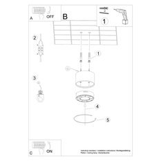 Plafon DIO biały LED 5.7x10x10cm nowoczesna lampa do salonu - Miniaturka zdjęcia nr 6