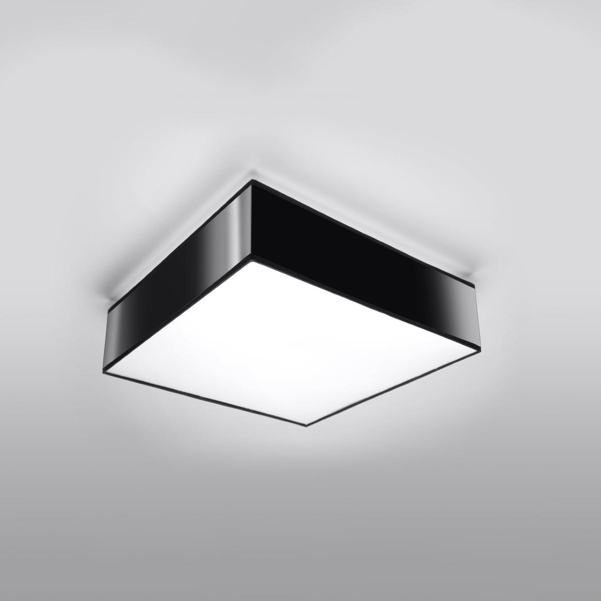 Plafon HORUS 35 czarny 11x35x35cm nowoczesna lampa E27 do salonu nr. 2