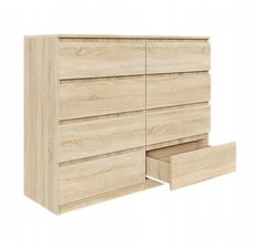 Komoda MARTUSIA 100x97x40 cm z szufladami 8 szuflad do pokoju dziecka dąb sonoma - Miniaturka zdjęcia nr 2