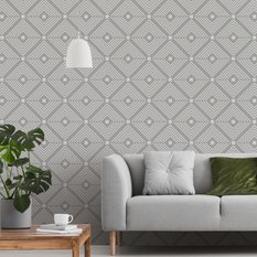 Tapeta Geometryczne Wzory w Odcieniach Szarości  53x1000  - Miniaturka zdjęcia nr 6