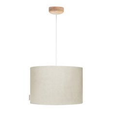 Lampa wisząca Velvet 35x35x23 cm do pokoju dziecka kremowy drewno białe - Miniaturka zdjęcia nr 2