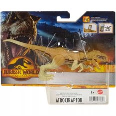 Ruchoma figurka dinozaur atrociraptor jurassic world dominion park jurajski dla dziecka