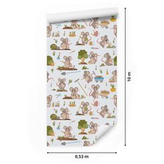 Tapeta MYSZKI w Ogrodzie Zwierzątka Rośliny Natura 53x1000  - Miniaturka zdjęcia nr 2