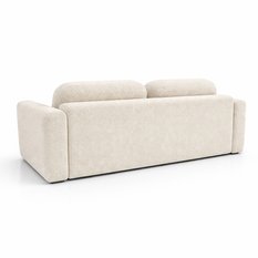 Kanapa rozkładana ITALY 250x100x82 cm trzyosobowa tkanina LOOP 02 sofa z funkcją spania kremowa - Miniaturka zdjęcia nr 6