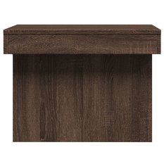 Stolik kawowy 80x55x40 cm brązowy dąb elegancki do salonu - Miniaturka zdjęcia nr 6