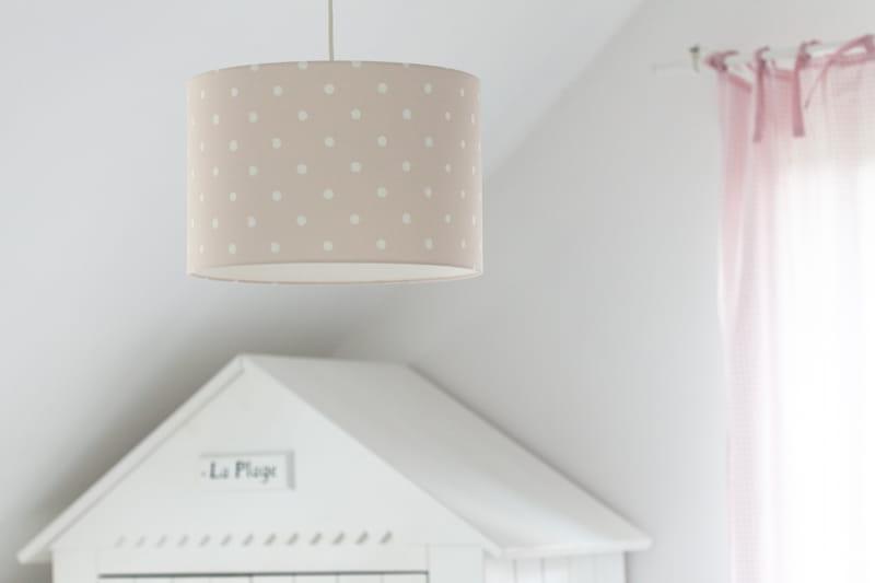 Lampa Wisząca LOVELY DOTS 35x35x23 cm do pokoju dziecka beżowa nr. 6