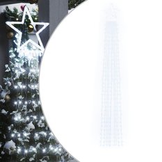 Lampki choinkowe, 320 LED, zimne białe światło, 375 cm - Miniaturka zdjęcia nr 1