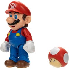 RUCHOMA FIGURKA MARIO + SUPER MUSHROOM SUPER MARIO JAKKS PACIFIC ORYGINALNA  - Miniaturka zdjęcia nr 4