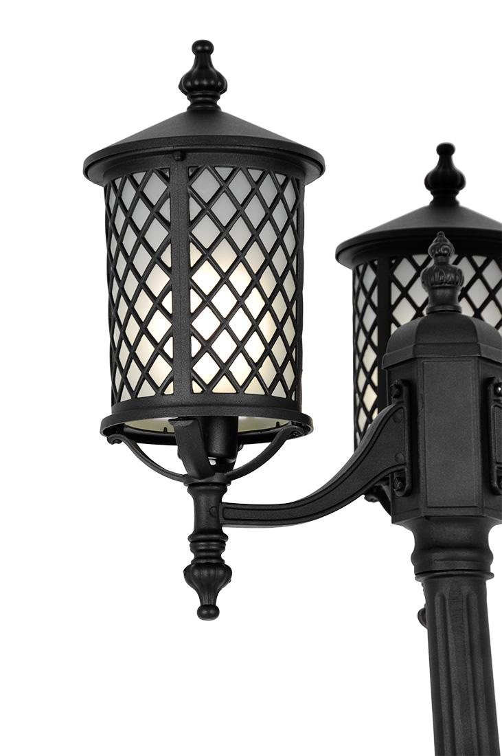 Lampa ogrodowa stojąca K-8218 CHICAGO 55x225x55 cm do ogrodu czarny nr. 5