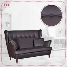 Sofa dwuosobowa uszak eko skóra Family Meble - Miniaturka zdjęcia nr 6