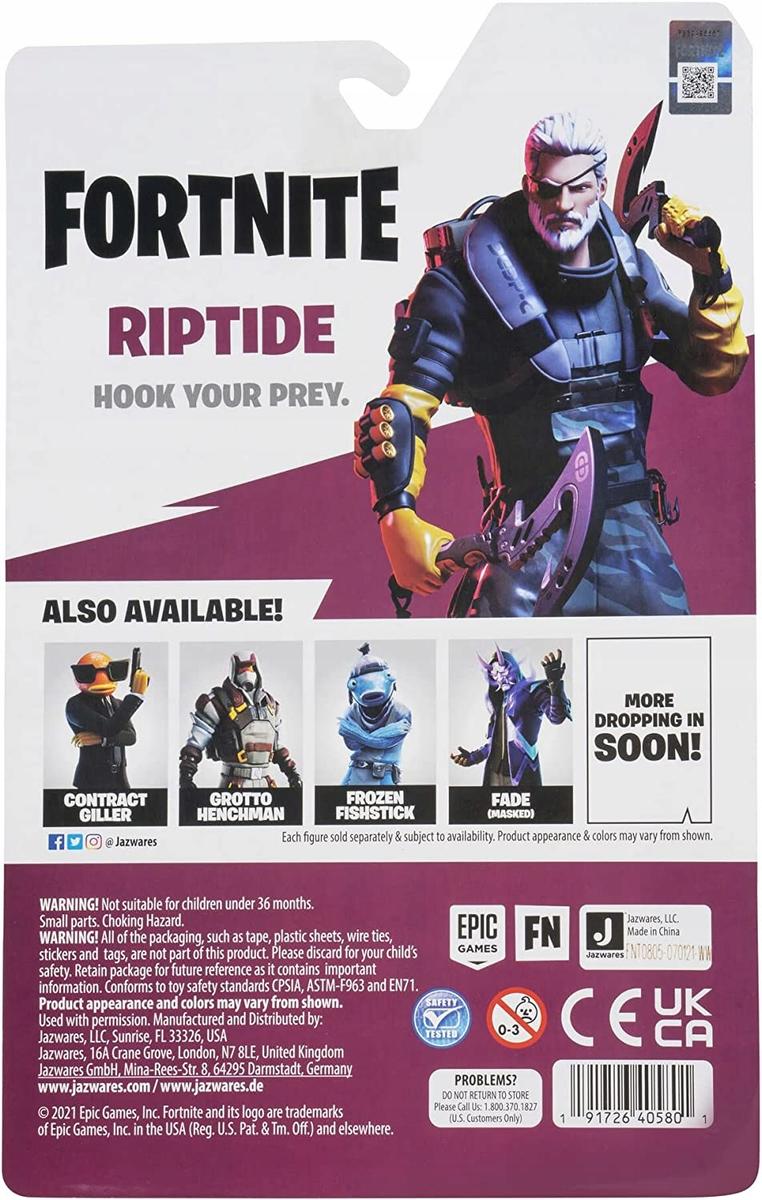 Figurka RIPTIDE EPIC ruchoma fortnite solo mode dla dziecka  nr. 7