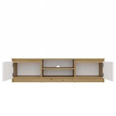 Szafka RTV Malwa 36x140x40 cm do salonu dąb artisan biel - Miniaturka zdjęcia nr 5
