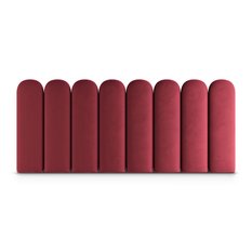 Panele tapicerowane 30x60 cm płotek magic velvet bordowy - Miniaturka zdjęcia nr 2
