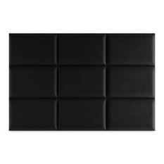 Panele tapicerowane 40x30 na ścianę magic velvet czarny - Miniaturka zdjęcia nr 4