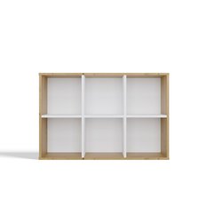 Regał Malax MINI 60x90x30 cm do sypialni salonu dąb artisan biel  - Miniaturka zdjęcia nr 7