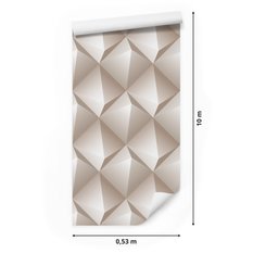 Tapeta Do Salonu Abstrakcyjny Wzór GEOMETRYCZNY  - Miniaturka zdjęcia nr 2