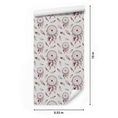 Tapeta Do Sypialni ŁAPACZE SNÓW Boho Pióra Ozdoba  - Miniaturka zdjęcia nr 2