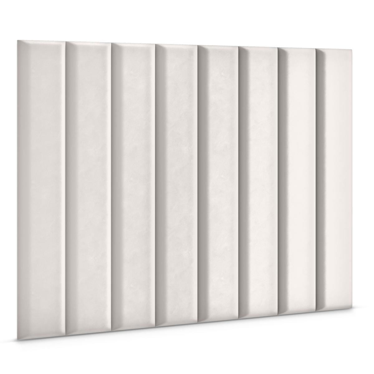 Panele tapicerowane 100x20 na ścianę wezgłowie kremowy nr. 4